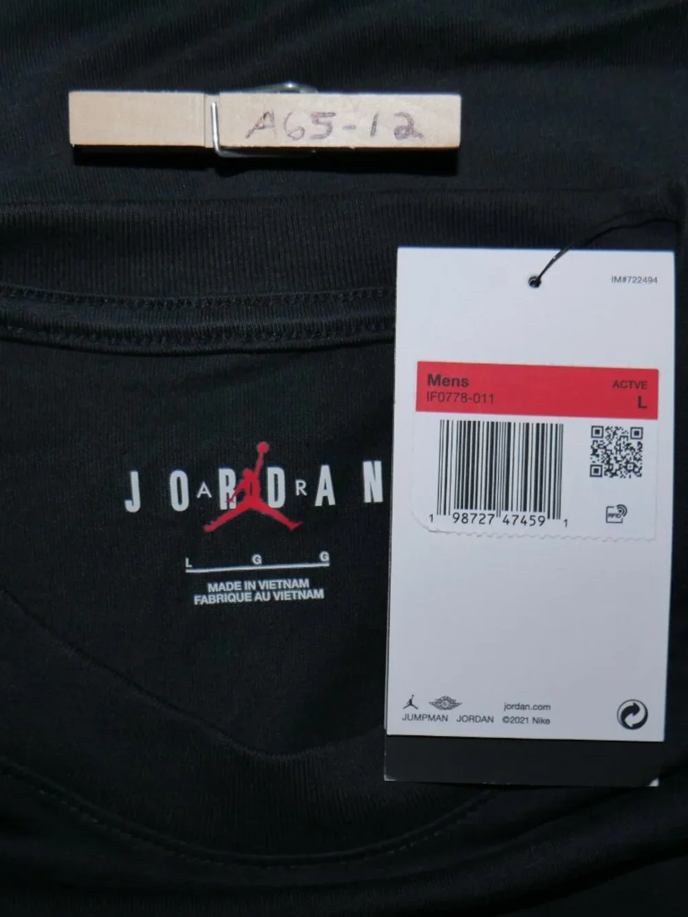 Air Jordan 11 Gamma Blue Brooklyn Oversized Fit Crew Men's Sizes S M L XL NWT